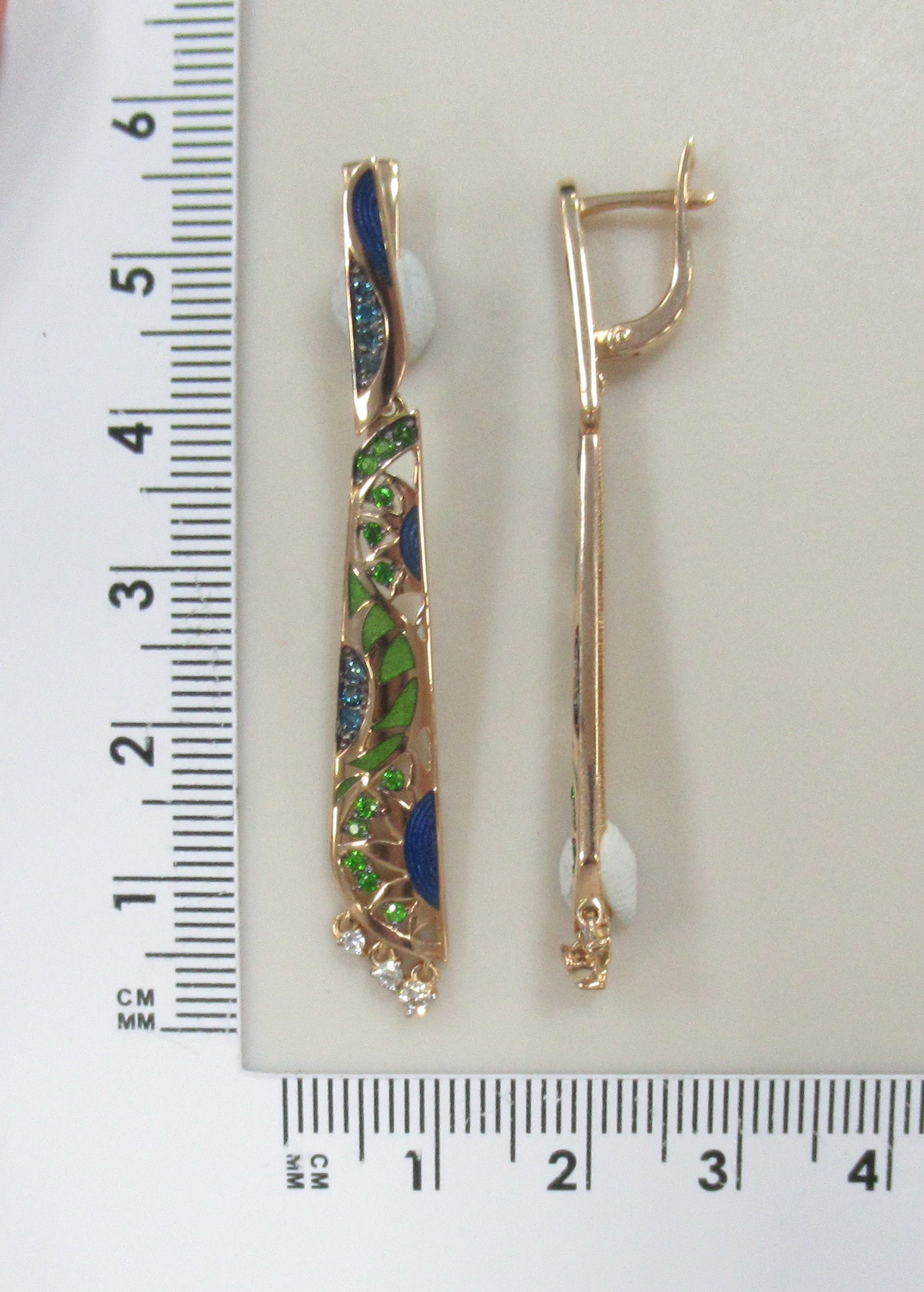 10512-000766 Серьги (Au 585)